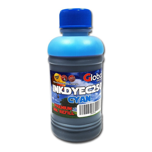 Tinta Premium Universal Cyan de 250 Cm3 Global