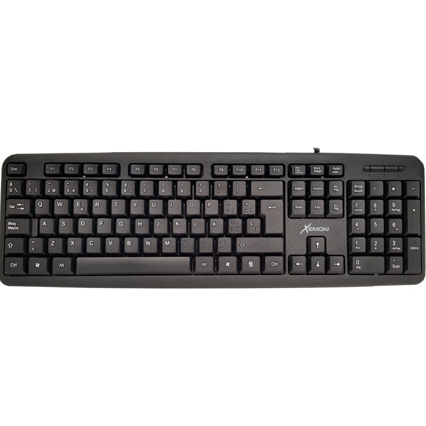 Combo USB, Teclado esp. 104 teclas y mouse 1000 DPI Xemoki
