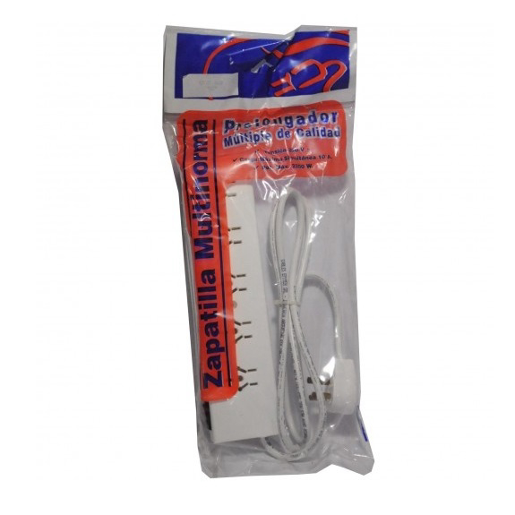 Zapatilla prolongador Binorma 3 Bocas cable 1.5 Mtrs  Sybyd