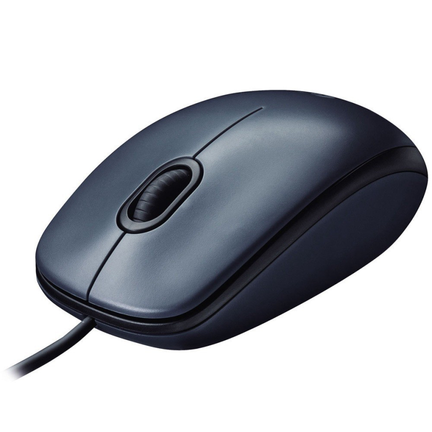 Mouse Logitech Usb M90 Dark Midnight Gray