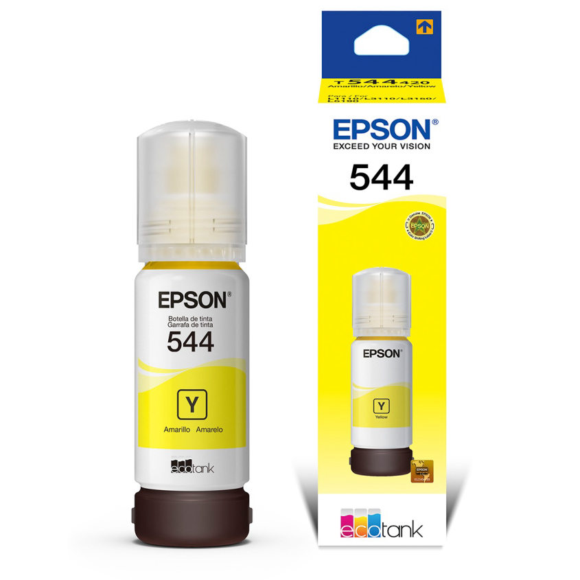 Botella De Tinta Epson Original L3110 Yellow