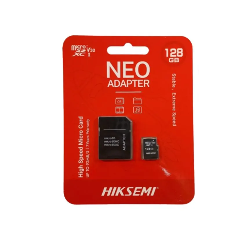 Memoria Micro SD HIKSEMI 128Gb NEO c/Adap