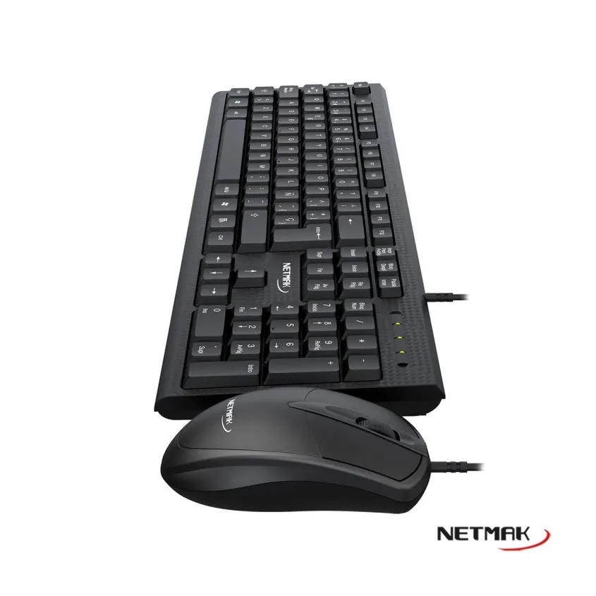 Combo Mouse + Teclado USB Netmak