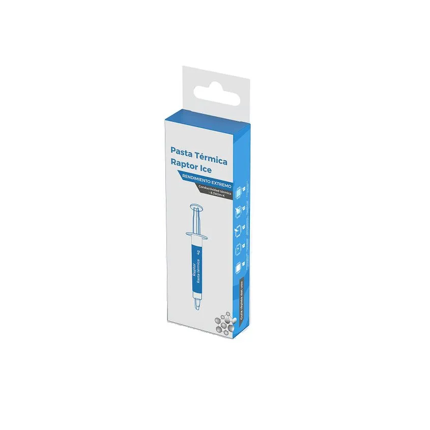 Pasta Termica Raptor Ice Conductividad Termica 8.3w/m-k 4gr.