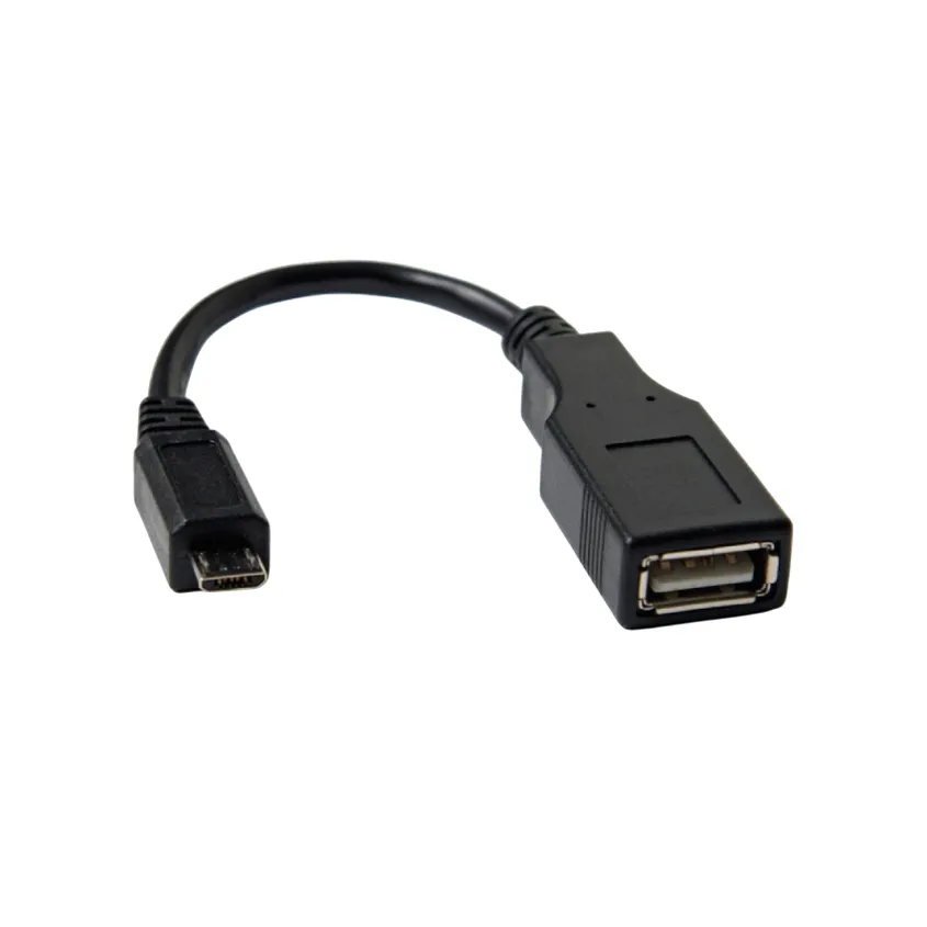 Adaptador MicroUSB a USB-OTG Intco Negro