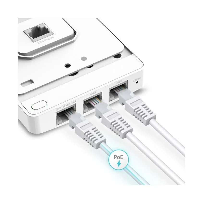 EAP235 Wall AC1200 Mbps AP Mu-Mimo Gigabit p/caja de Pared Tp-Link