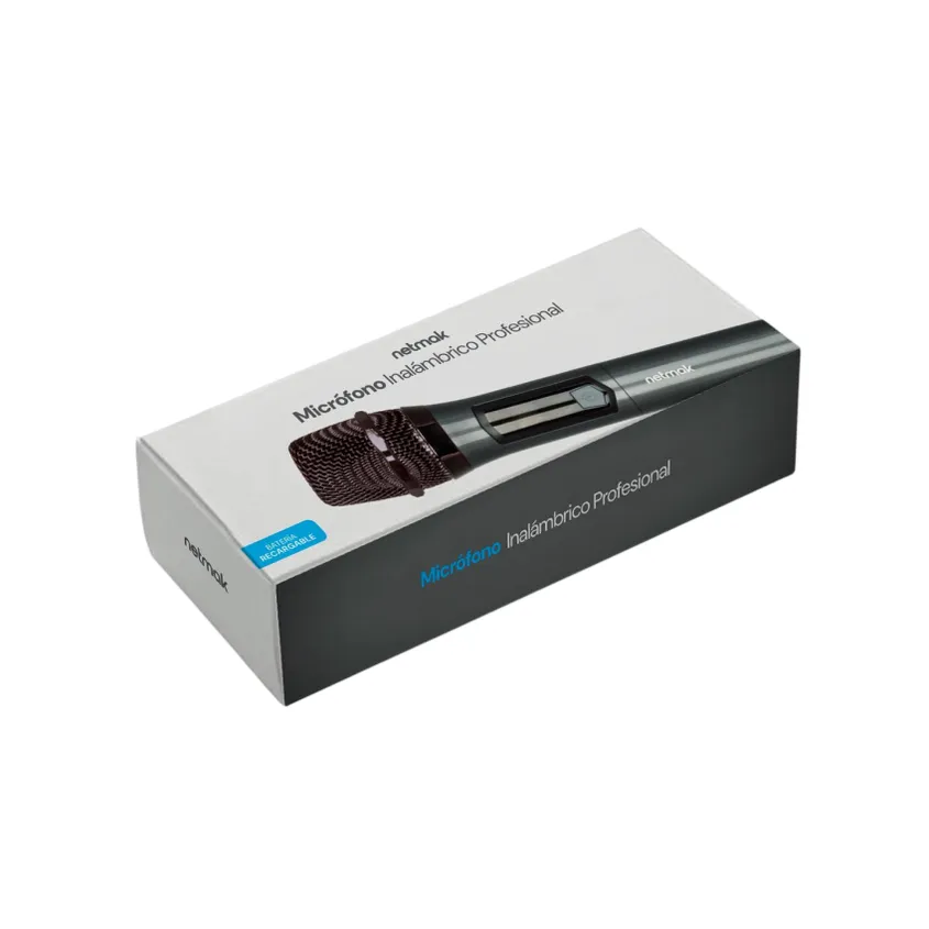 Microfono Inalambrico Profesional Recargable Netmak