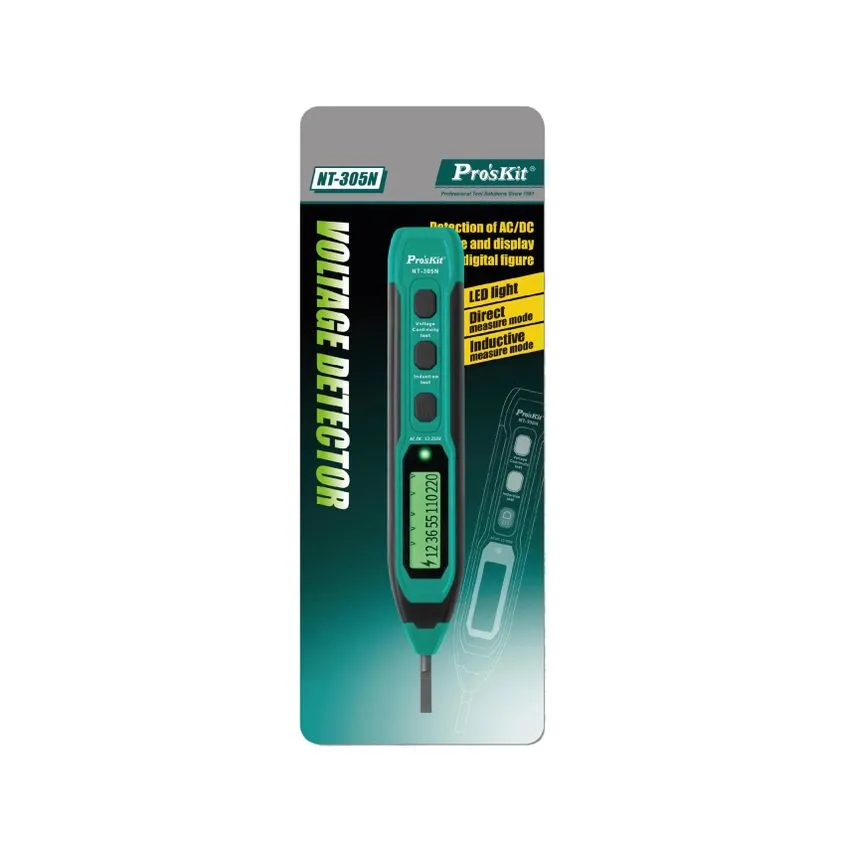 Tester de Voltaje Proximidad Induccion Proskit 12-250V Ac-Dc