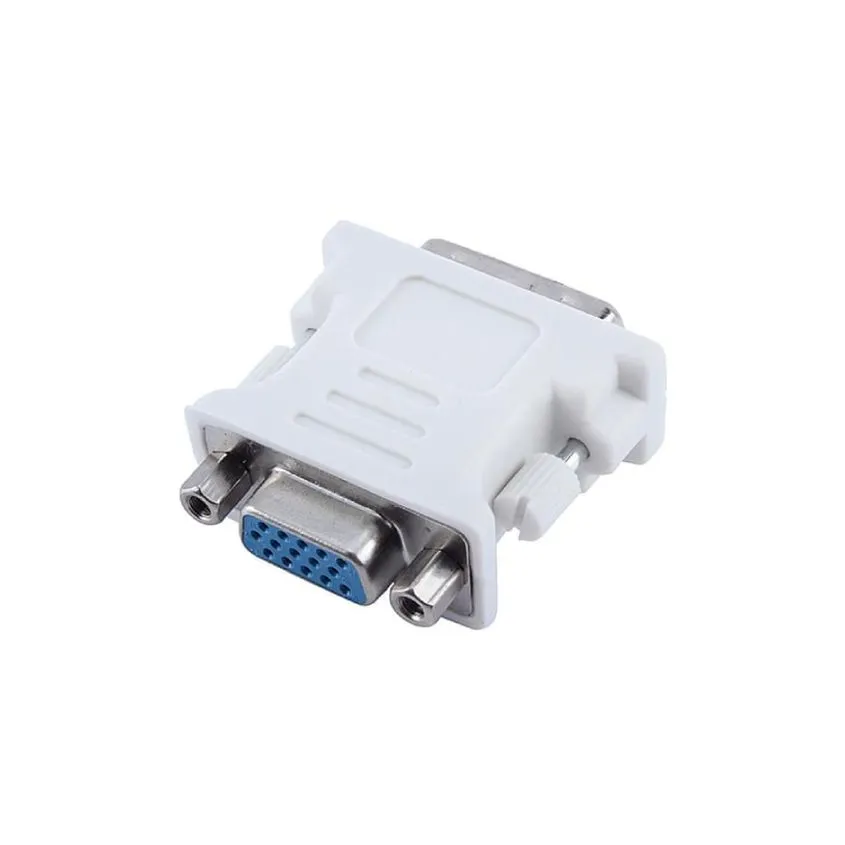 Adaptador DVI-I 24+5 Macho a VGA Hembra Nisuta