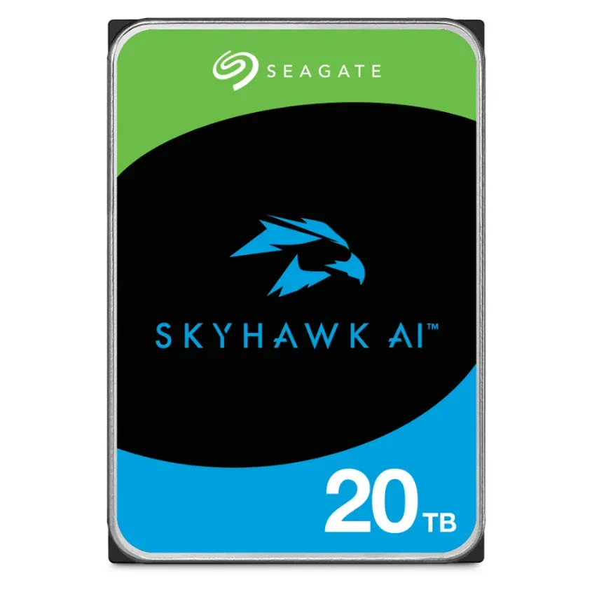 Disco Rigido Seagate Interno 20Tb SATA III SkyHawk AI Surveillance 512Mb 7200 RPM
