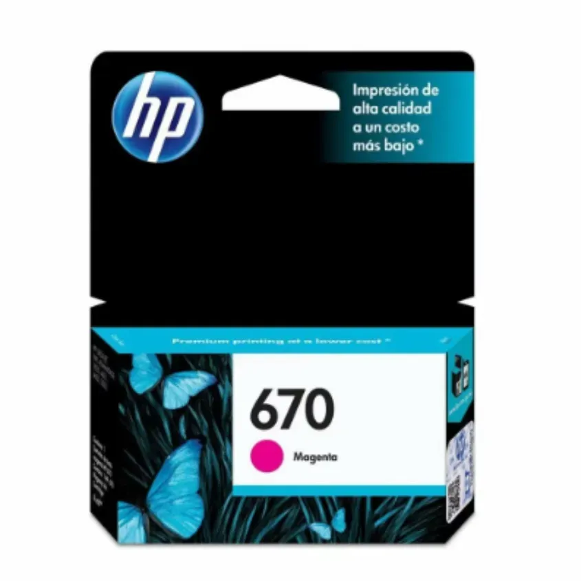 Cartucho Original HP 670 MAGEN INK CARTRIDGE CZ115AL