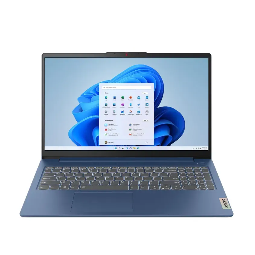 Notebook Lenovo IP Slim 3 15AMN8 15.6" FHD AMD R5 7520U 16GB DDR5 512GB NVME W11H AZUL