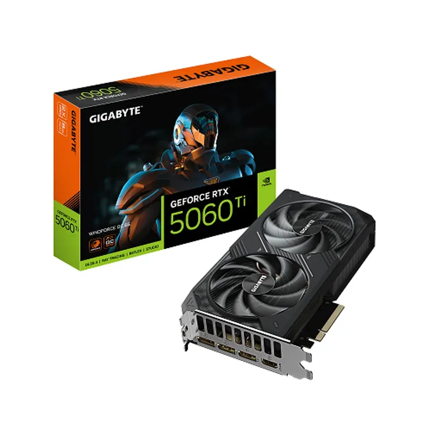 Placa Vga Gigabyte Geforce Rtx 5060 Ti Windforce Oc 8g