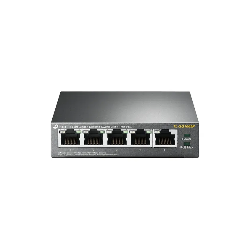 TL-SG1005P Switch 5P Giga (4 ptos POE) Tp-Link Desk