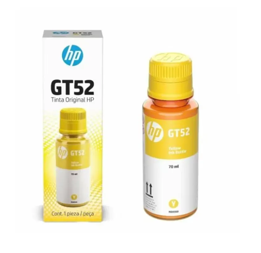 M0H56AL Botella de Tinta HP GT52 70ml Amarillo (M0H56AL)