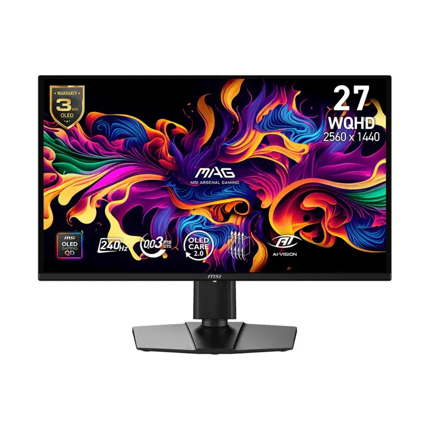 Monitor Gamer MSI 27" MAG 274QP QHD OLED 240Hz 0.03ms Flat 2xHDMI + 1xDP (II)
