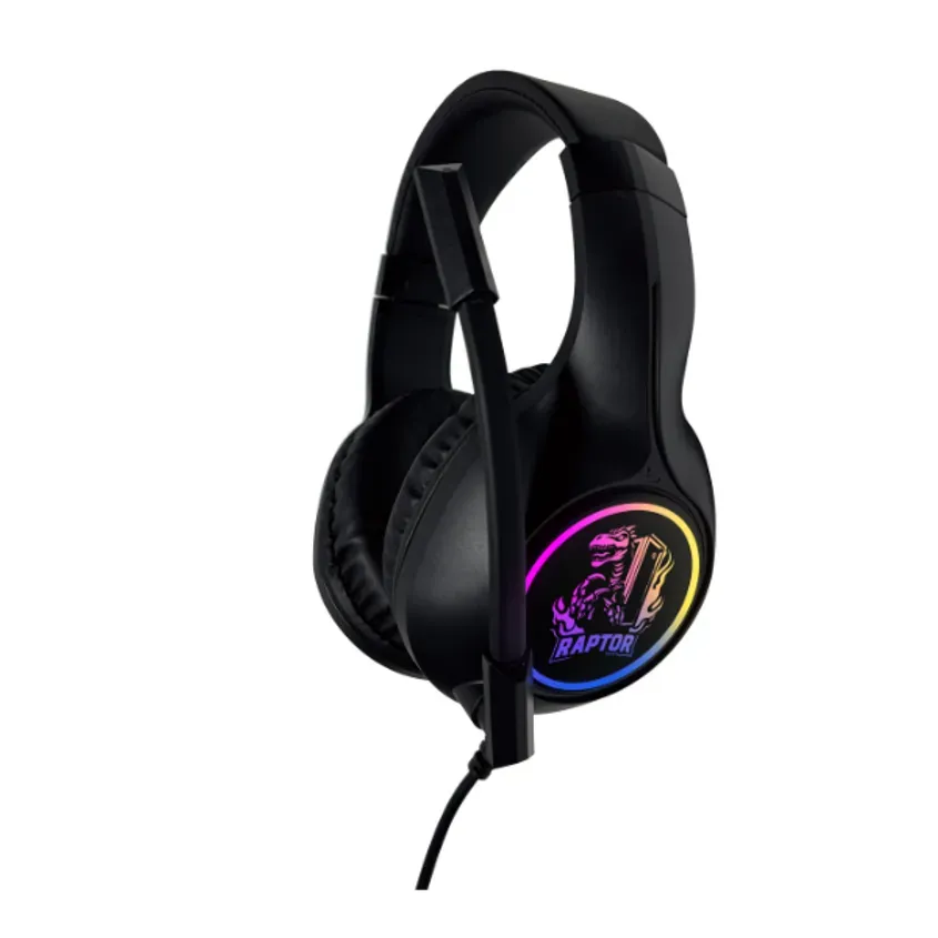 Auricular Gamer Raptor Shadow Core Rgb 7.1 Cancelacion Sonido Usb
