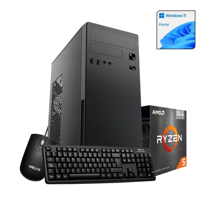 PcCombo Kelyx AMD Ryzen 5-5600GT 8Gb M.2 512G Win 11 Home Original