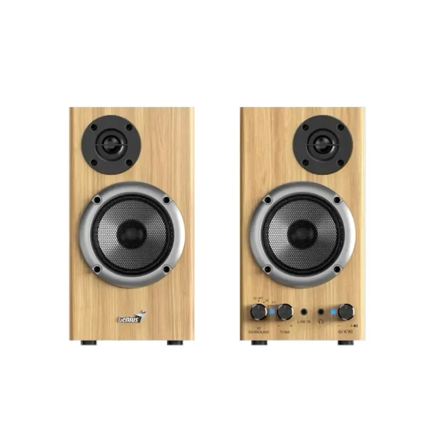 Parlantes Genius SP-HF520 BT,Pine Wood,AR,100-240V
