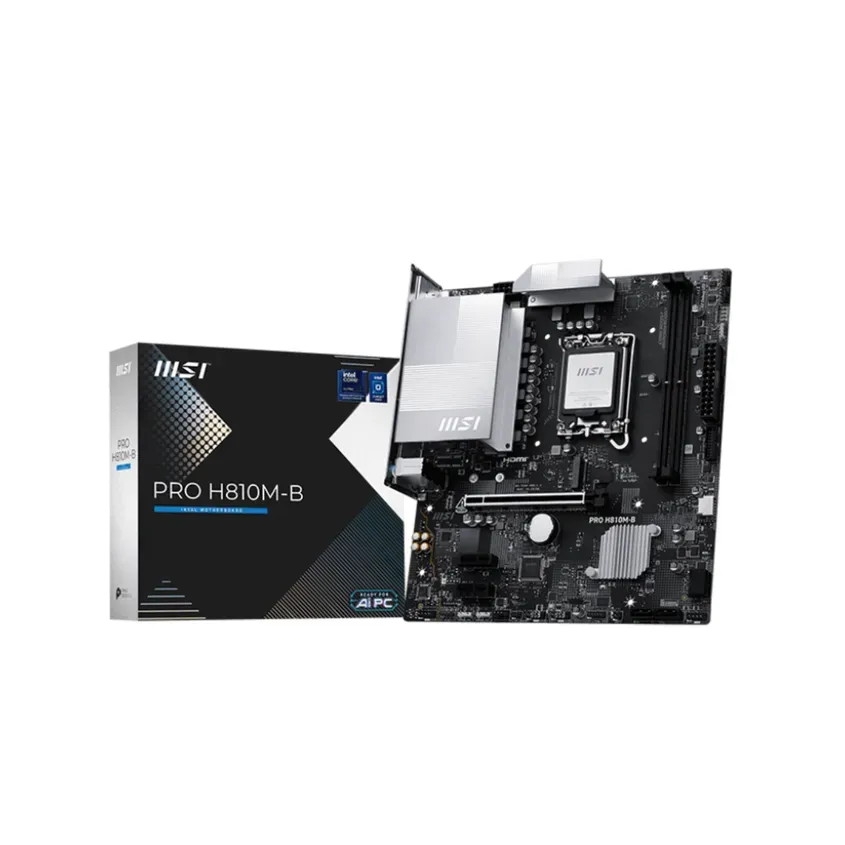 Mother MSI PRO H810M-B DDR5 1851 (Serie Ultra)