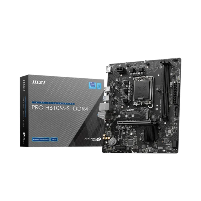 Mother Msi Pro H610m-s Ddr4 1700 (12va/13va/14va Gen)