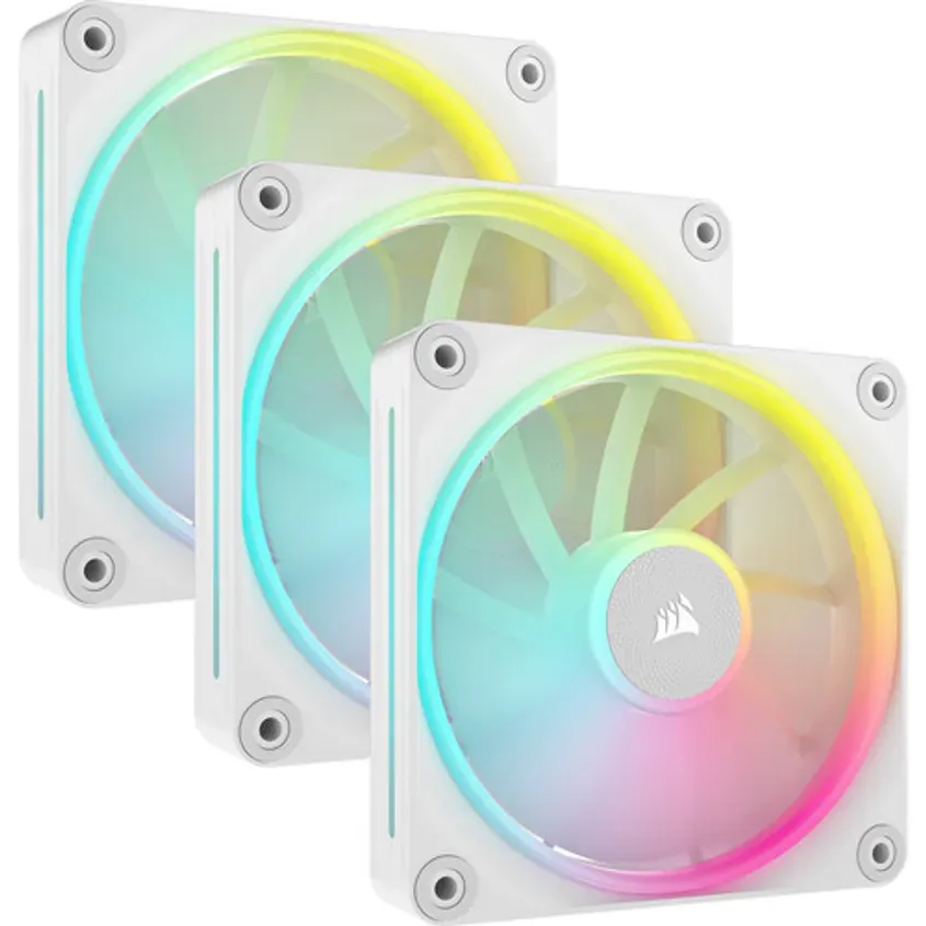 Fan Cooler Corsair iCUE LINK LX120 RGB 120mm White Pack x3