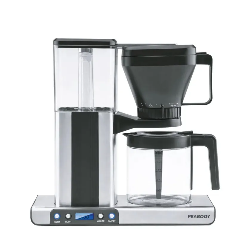 Cafetera Eléctrica de Goteo Peabody Jarra de Vidrio 1.25L 1550W