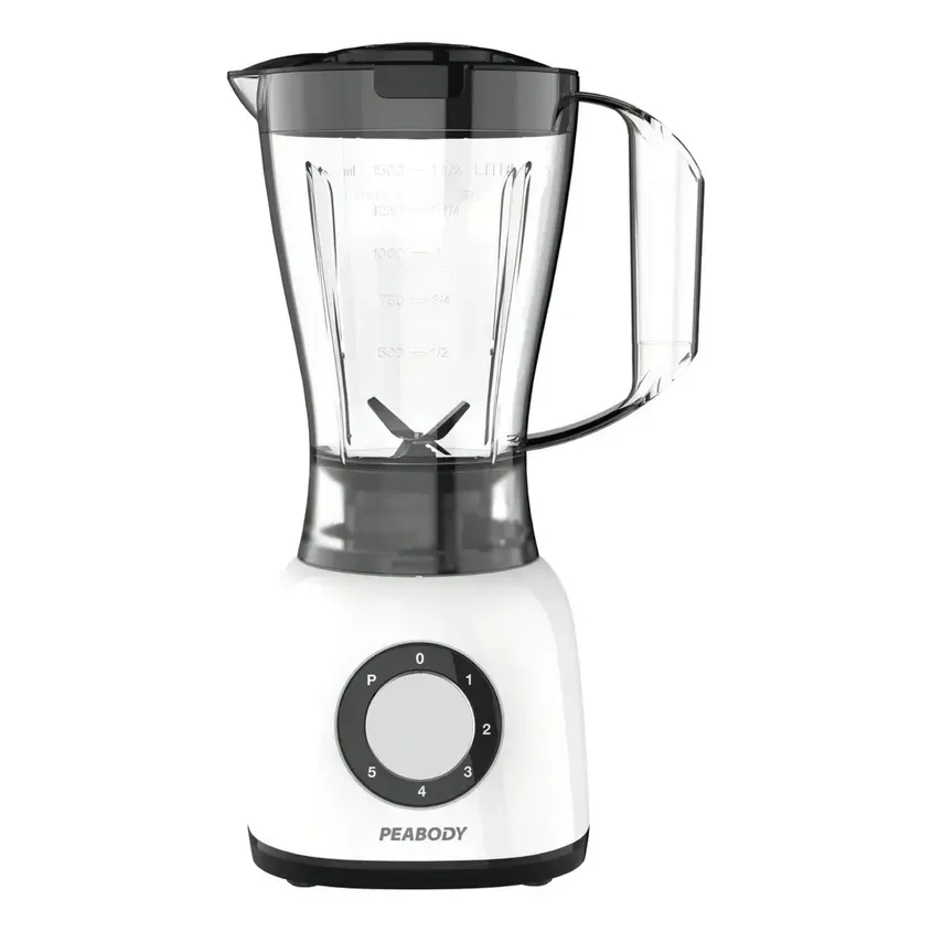 Licuadora Peabody Blanca 1.5L 600W 5 Velocidades PE-LN610B