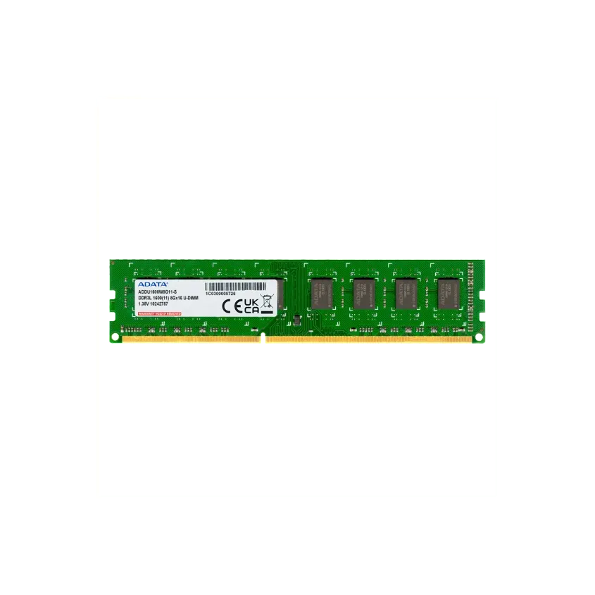 Memoria Ram UDIMM ADATA 8GB DDR3L 1600MHz CL11 1.35V