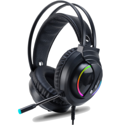 Auriculares Gamer Xemoki Luminoso RGB Mic Flexible PS4+PC+ Adaptador