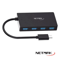 HUB TIPO C a 4 puertos USB 2.0