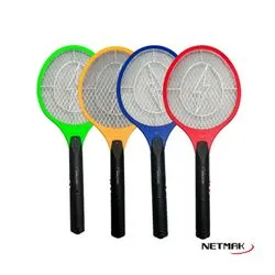 Raqueta Mata Mosquitos Recargable USB Netmak (Color segun disponibilidad)