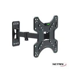 Soporte TV LED 17"-43" Brazo movil Netmak
