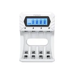 Cargador de Pilas Noganet x4 AA/AAA c/Display