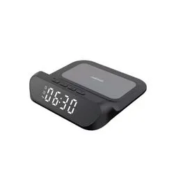 Reloj despertador c/ carga inalambrica Netmak