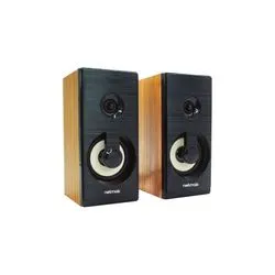 Parlante Madera Netmak USB PC/Note 19,3 x 10,5 x 9 cm