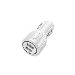 Cargador de Auto Dual USB 2.4A 10W c/ Cable Tipo-C Soul