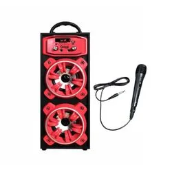 Parlante Bluetooth Premium Torre Doble Global 2x 10W Karaoke