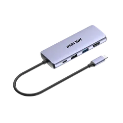 Hub HIKSEMI 8en1 USB Type C HDMI SD USB 3.0 x3 / USB 2.0