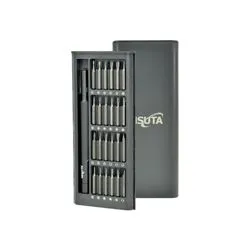 Kit de Destornilladores 25 Piezas tipo Xiaomi Aluminio Nisuta