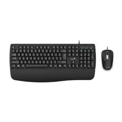 Combo Mouse + Teclado Genius Usb Negro