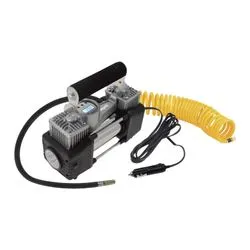 Compresor 12V Metalico Digital Corte Autom. Doble Piston Nisuta