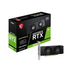 Placa VGA MSI GeForce RTX 3050 LP 6G OC