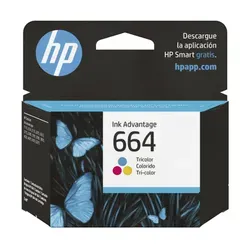 Cartucho De Tinta Original Hp 664 Tri Color 2ml. F6v28ab