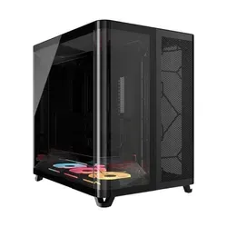 Gabinete Corsair AIR 5400 LX LINK Mid-Tower TG Black