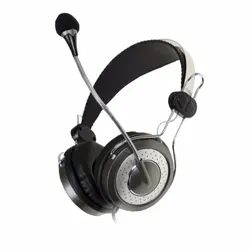 Auricular C/microfono Y Cable Mallado Dual Jack Genius