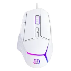 Mouse Gamer Raptor Storm Grip 9 Botones 8000dpi Retroiluminado White