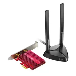 Placa de red USB Wifi y Bluetooth Archer TX3000E PCIX AX3000 2 Ant Ext c/Base Tp-link