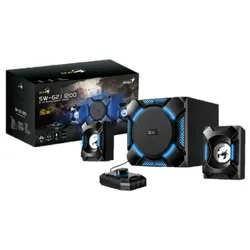 Parlantes Genius SW-G2.1 1200 BLK 100-24V