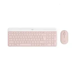 Teclado+Mouse Logitech Wir MK470 Slim Rose 920-011312